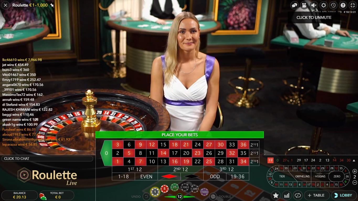 Live Roulette